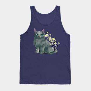 Cat Toon Cat Tank Top